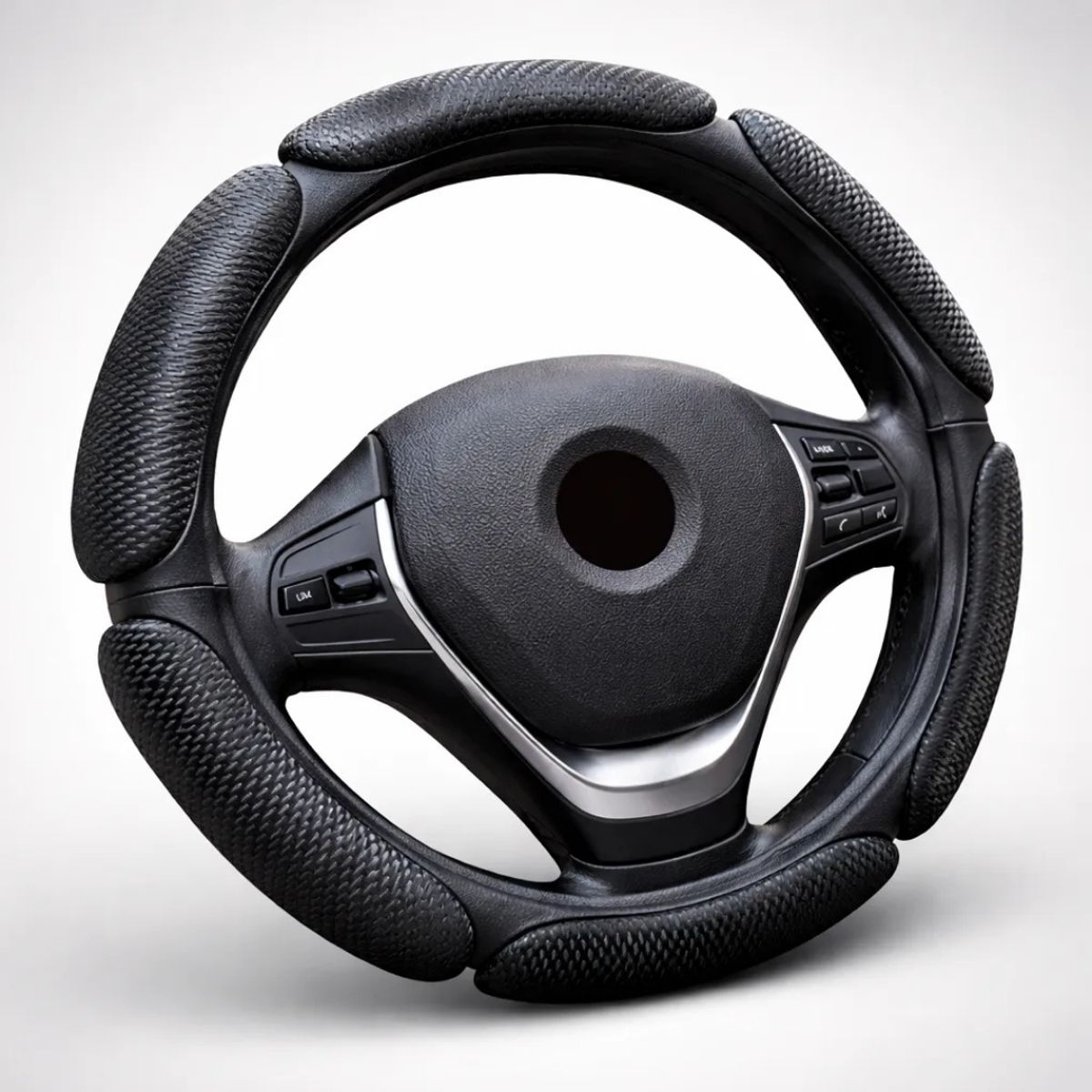 GENERICO - CUBRE VOLANTE UNIVERSAL ANTIDESLIZANTE 35-38 CM - MÁXIMO CONFORT Y CONTROL AL CONDUCIR