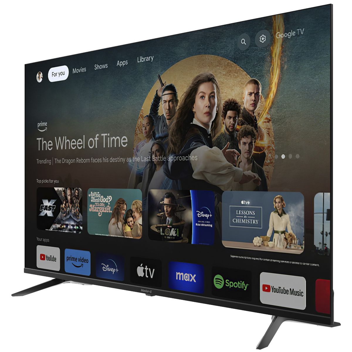 MASTER G - Smart TV QLED 58" Google TV 4K Bluetooth MGGK58UFQ5