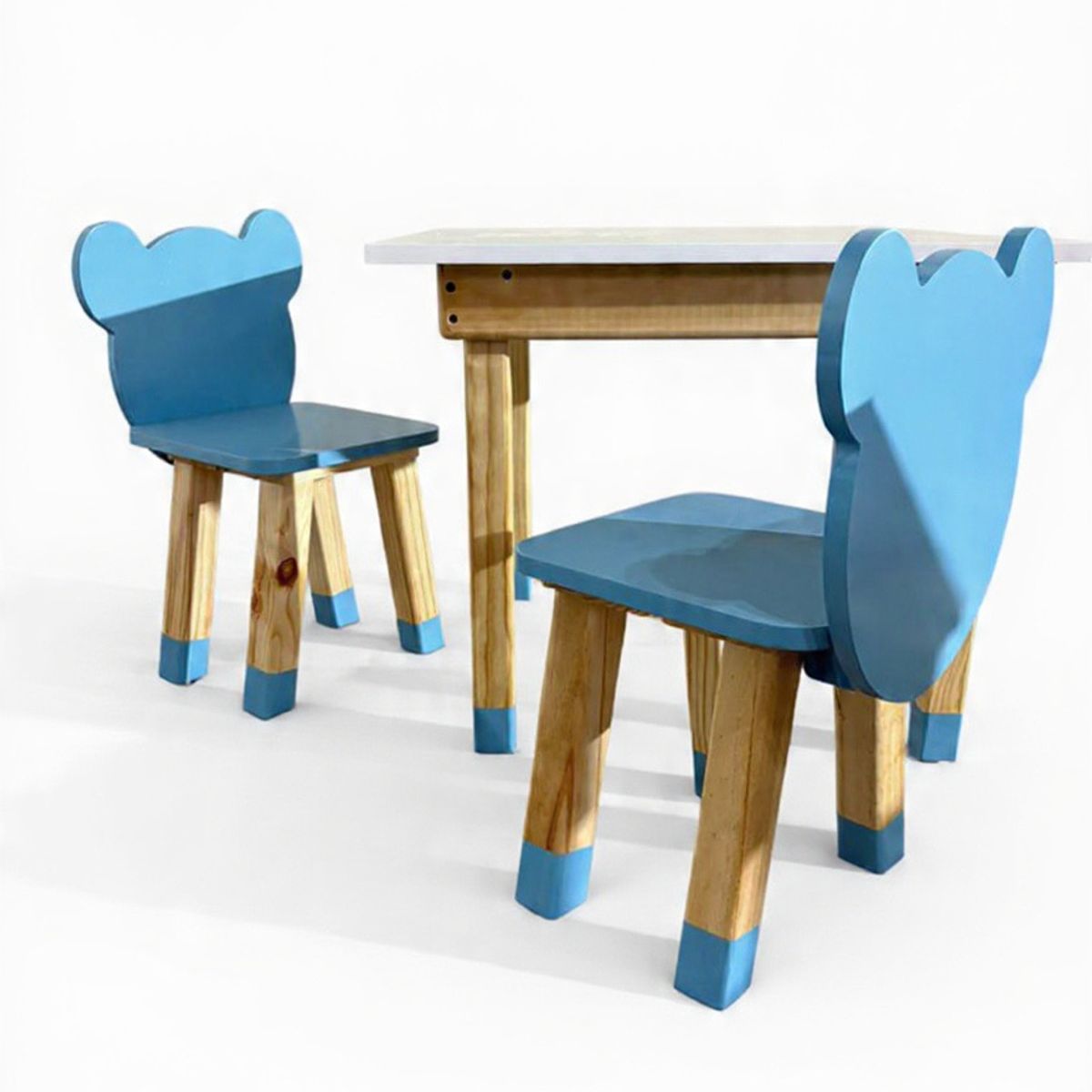 GENERICO - Set de 2 sillas y mesa para niños