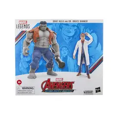HASBRO - Figura Marvel Legends Series Hulk Y Dr Bruce 60 Aniversario