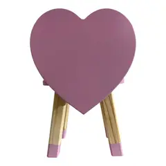 GENERICO - Silla de Corazón para Niñas