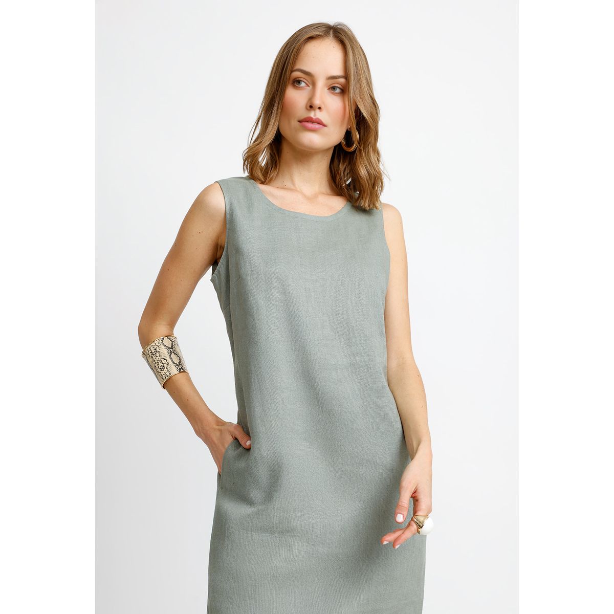CANADIENNE - Vestido Oliva Rose Mujer