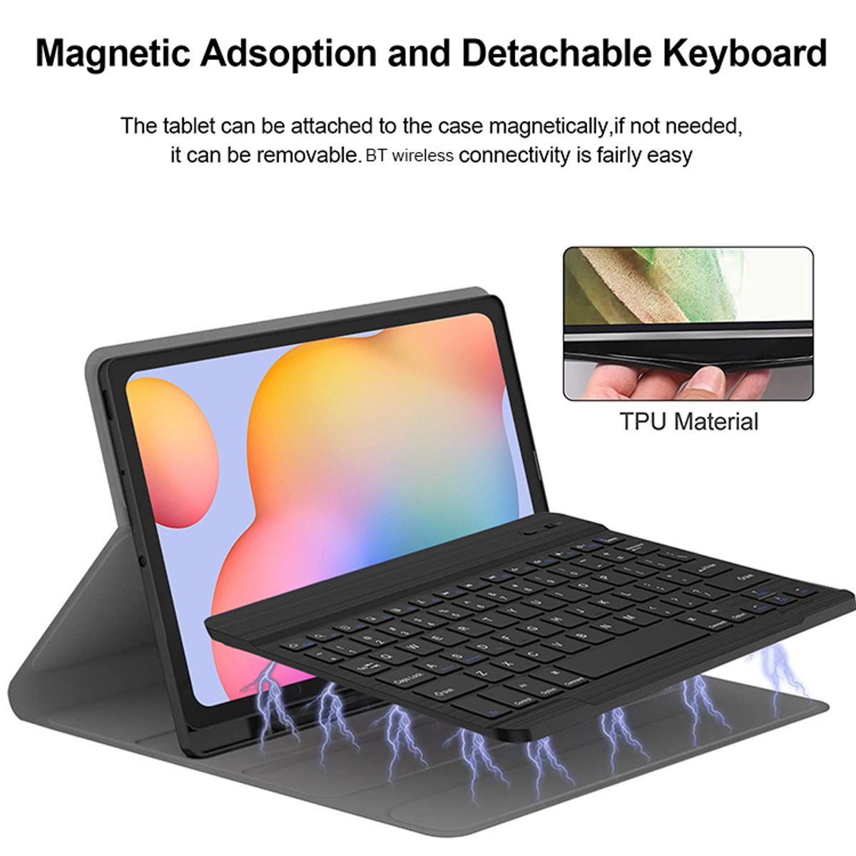GENERICO - Funda con Teclado Samsung Tab S10 LITE