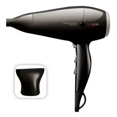 GAMA - SECADOR DE CABELLO DIAMOND CERAMIC STD 220 NEGRO