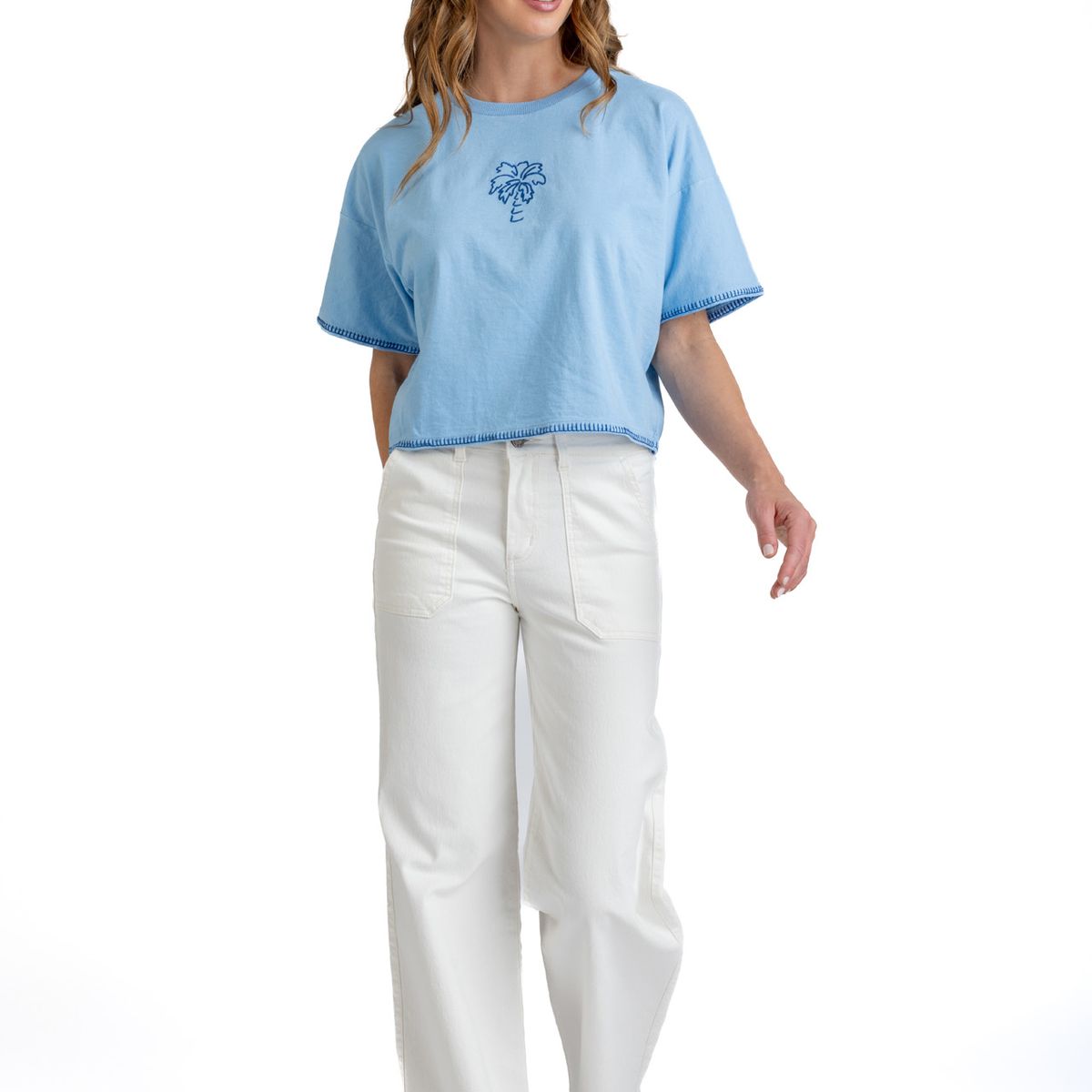 EFESIS - Pantalón Palazzo Tiro Medio Mujer