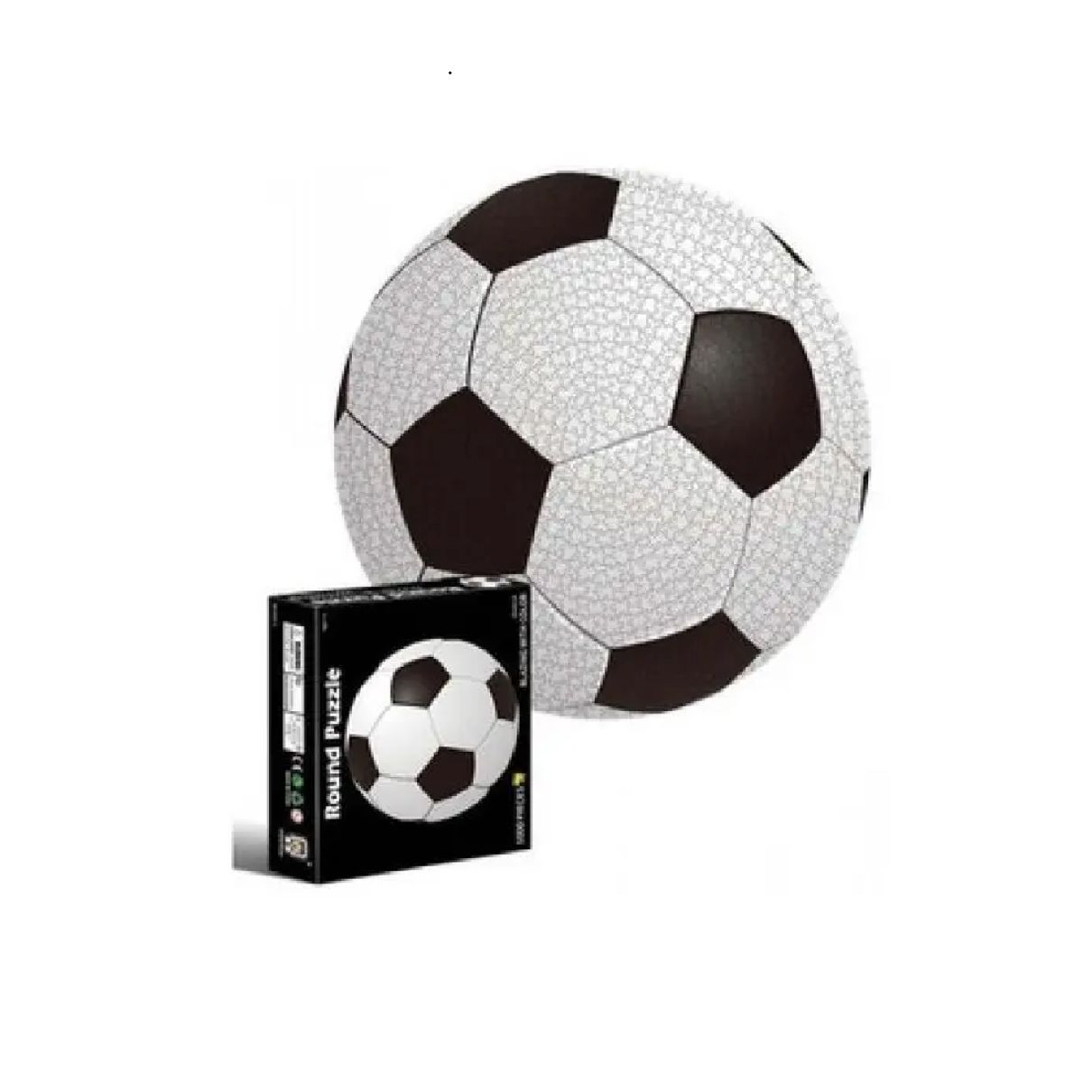 GENERICO - Rompecabezas Circular 1000 Piezas Fútbol Puzzle Para Adultos y Niños 65cm