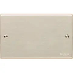 BTICINO - Placa Ciega Aluminio Oxidal C-Tornillo Magic