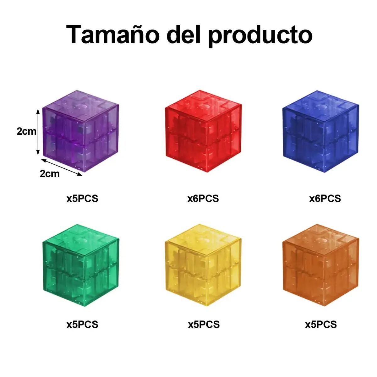 GENERICO - Juguete Didáctico 32 Bloques Construcción 6 Color Magnética
