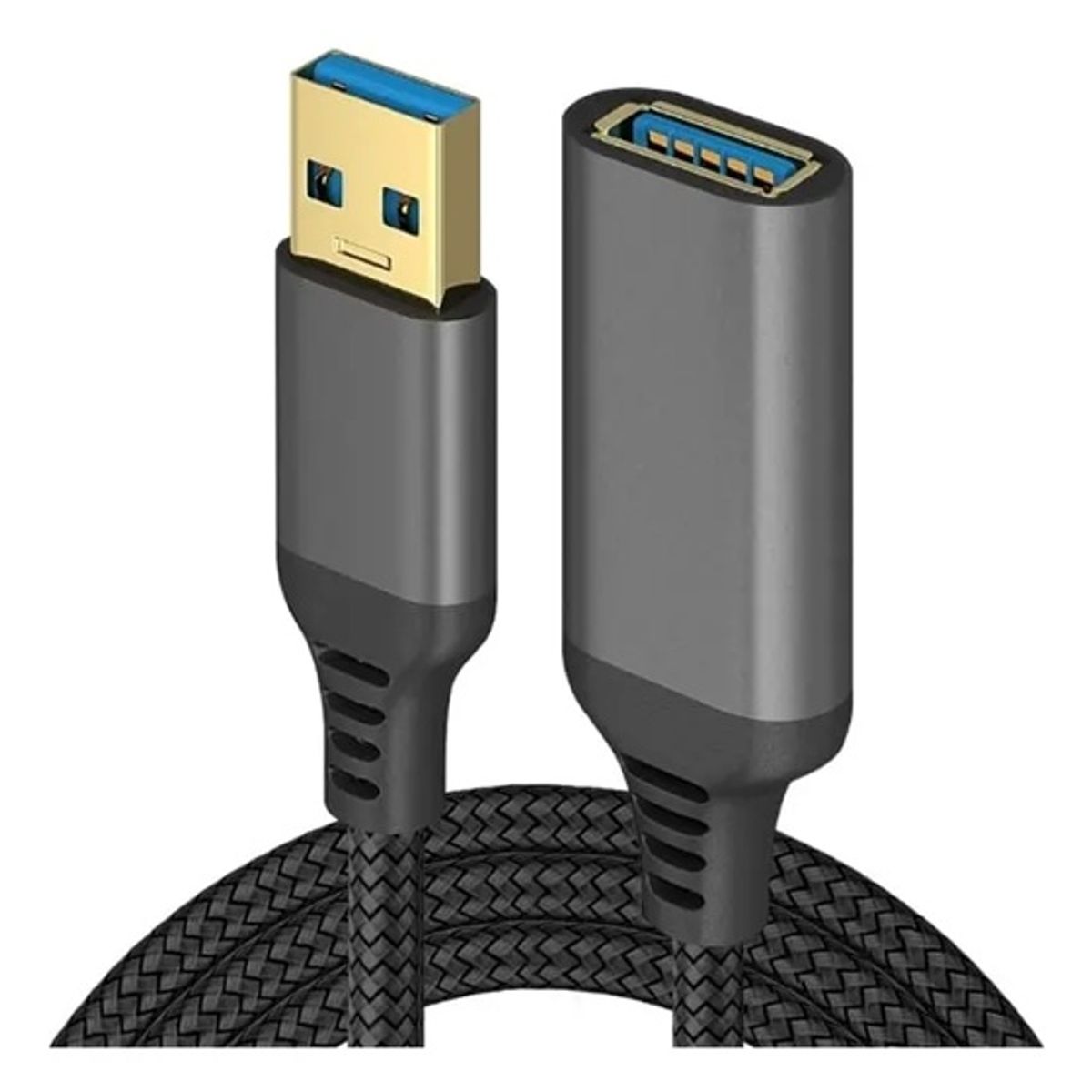 GENERICO - Cable Extensión Usb 3.0 Macho Hembra 2mts 5gbs