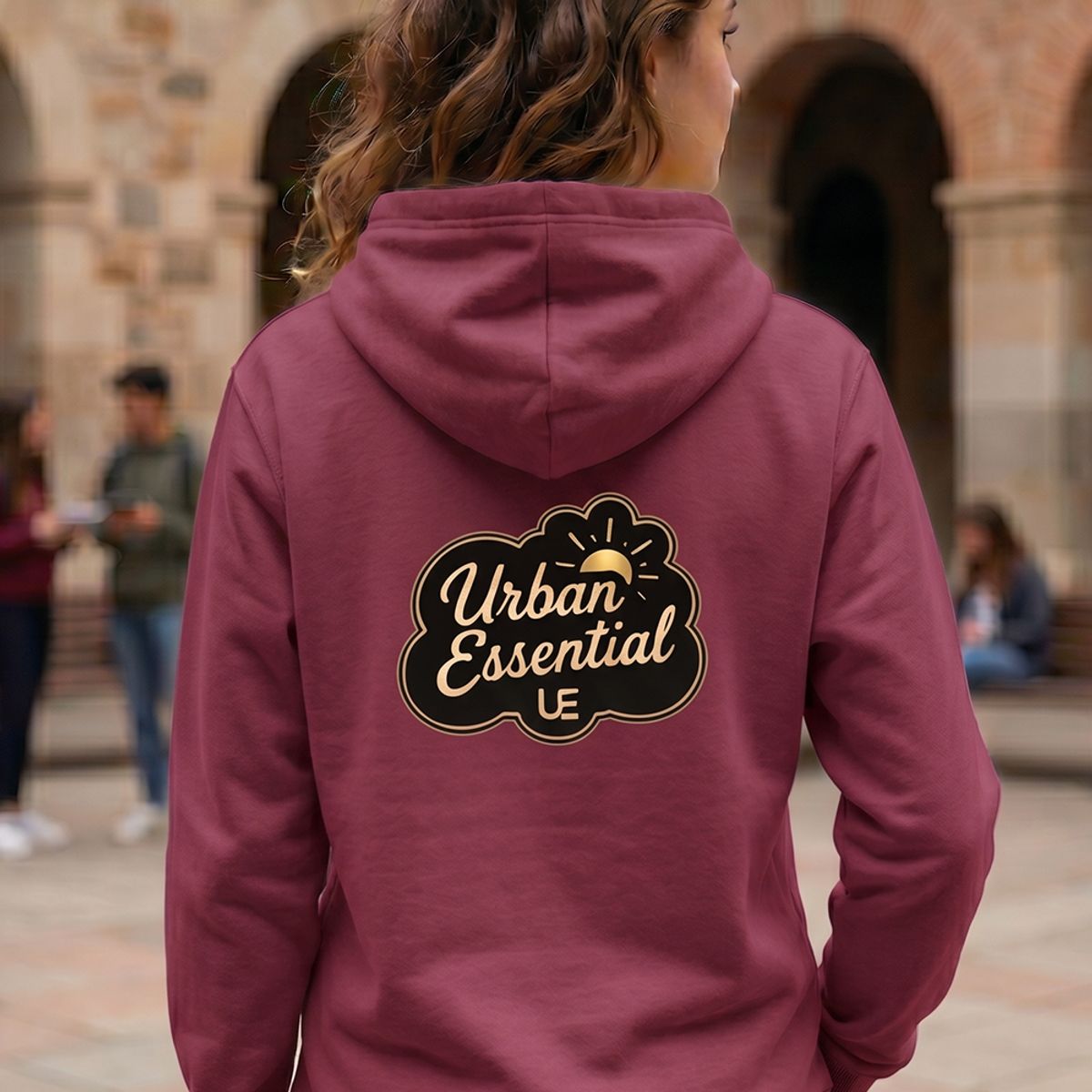URBAN ESSENTIAL - POLERON CANGURO - URBAN ESSENTIAL SUNNY