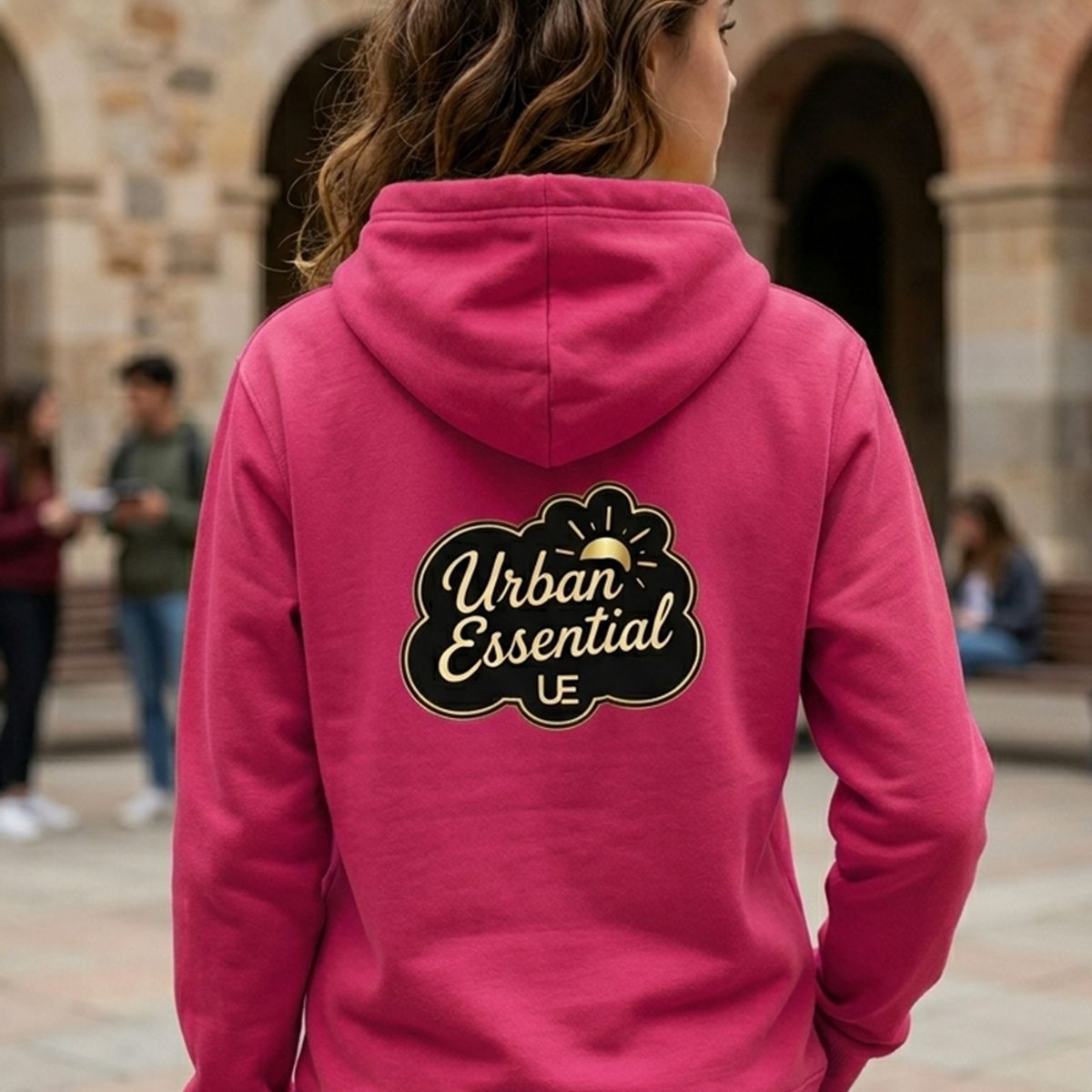URBAN ESSENTIAL - POLERON CANGURO - URBAN ESSENTIAL SUNNY