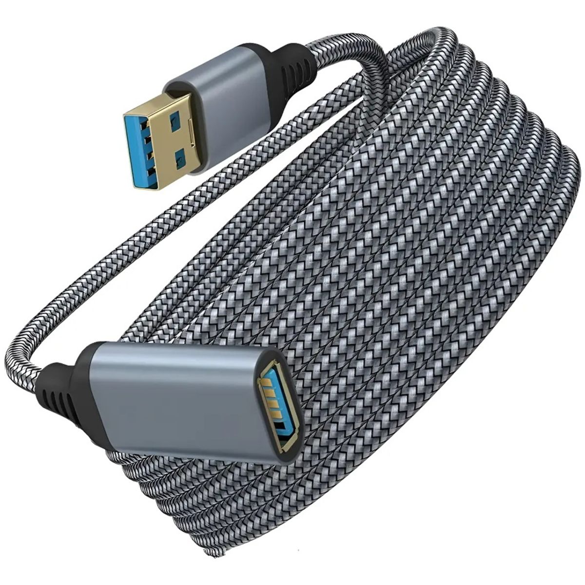 GENERICO - Cable Extensión Usb 3.0 Macho Hembra 1mt 5gbs
