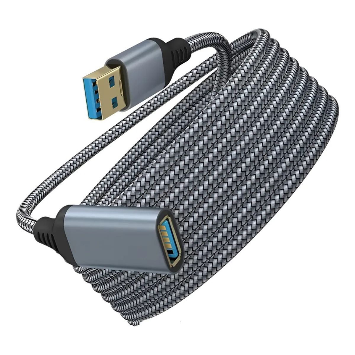 GENERICO - Cable Extensión Usb 3.0 Macho Hembra 1mt 5gbs
