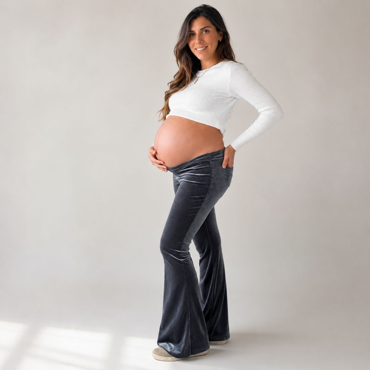 KAS - Pantalón Maternal Embarazada Warm Fit Colores
