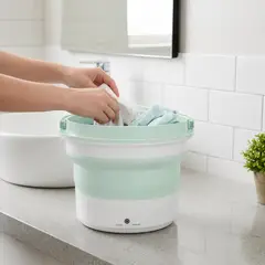 MP - Mini Lavadora Plegable portátil Para ropa interior Articulos livianos con limpieza con ozono