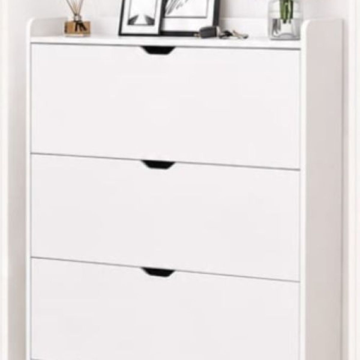 GENERICO - Zapatero Organizador Estante Zapato Hall Armario 115x100x17cm  Blanco