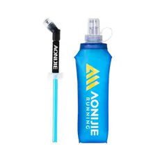 AONIJIE - Botella de Agua Blanda TPU Plegable con Bombilla 500ml