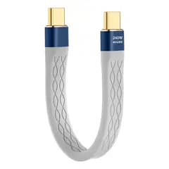 GENERICO - Cable Usb4 Corto Tipo C 240w 40gbps 8k Video Datos Ssd