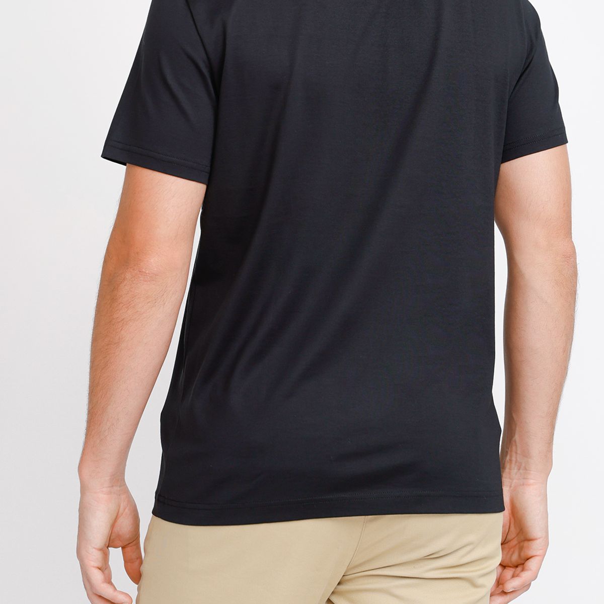 ORIGINAL PENGUIN - Polera Hombre Manga Corta Algodón Pima Pete Negro