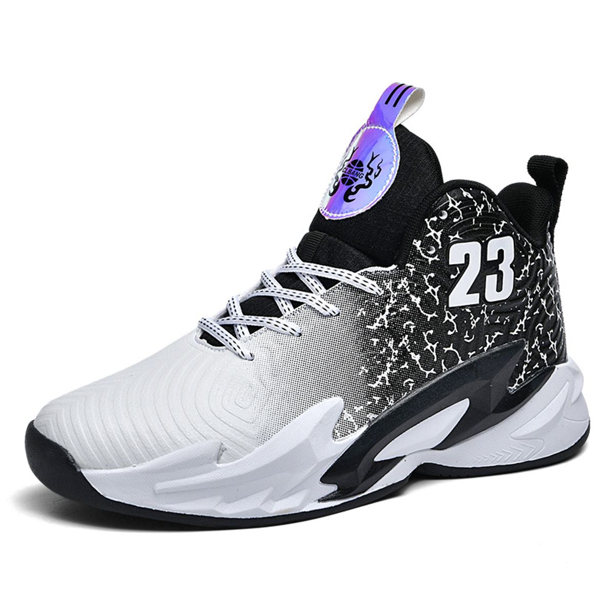 DANWEILE - Unisexo Zapatos de baloncesto  ligeros, transpirables, antideslizantes