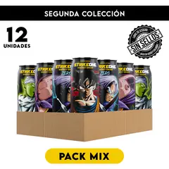 STRIKE ONE - Bebida Energética StrikeOne Dragon Ball Z Mix Pack 12u Edicion 2