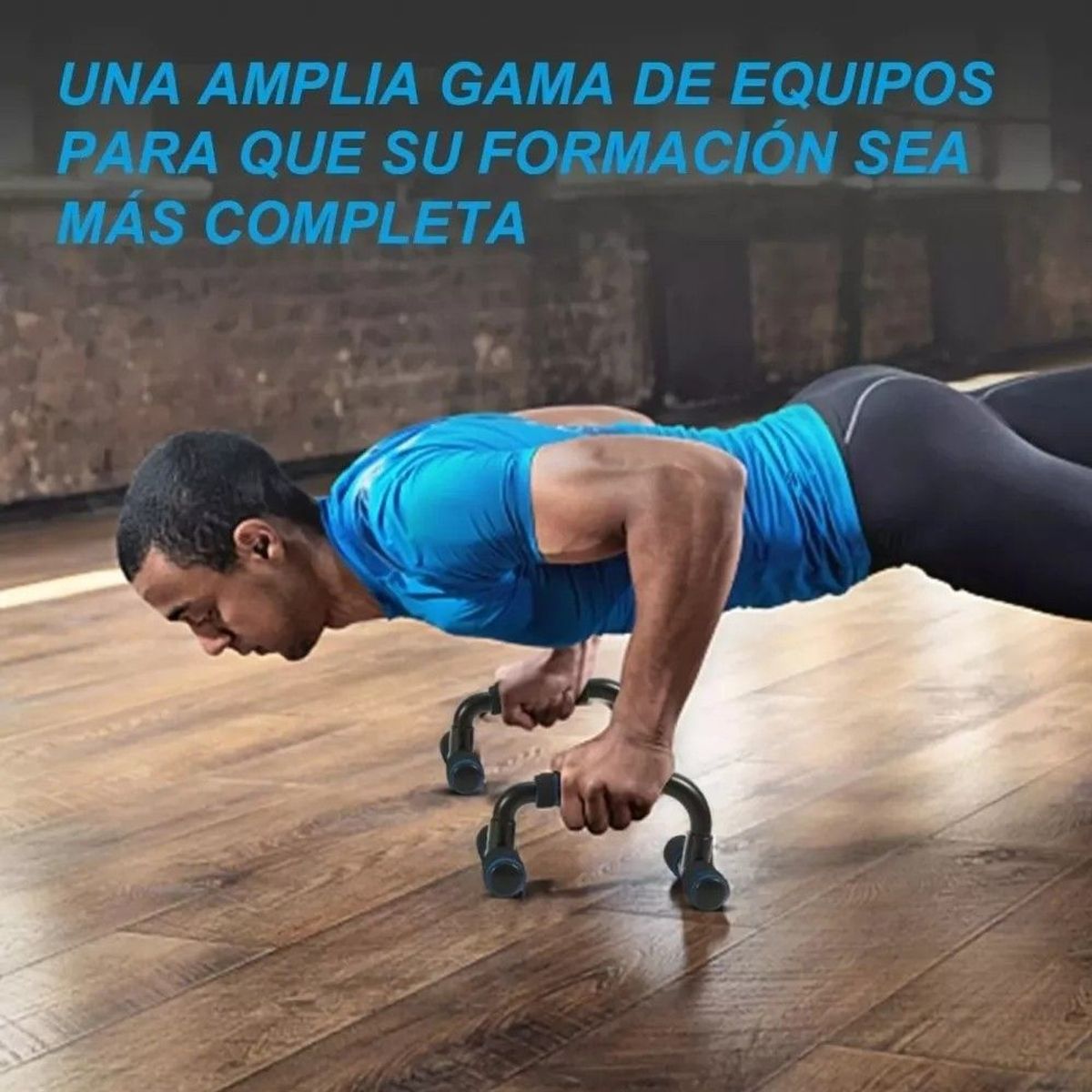 GENERICO - Juego De Ruedas De Ejercicios Abdominales Azules 7 Piezas
