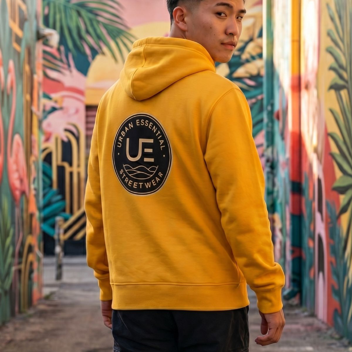 URBAN ESSENTIAL - POLERON CANGURO - STREETWEAR COLLECTION