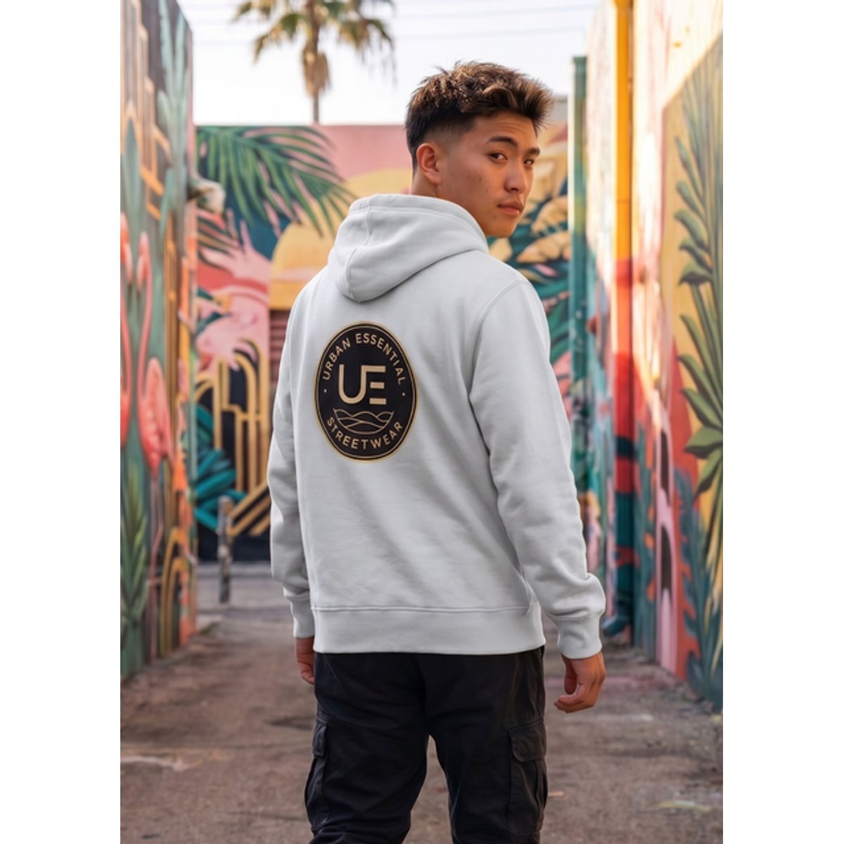 URBAN ESSENTIAL - POLERON CANGURO - STREETWEAR COLLECTION