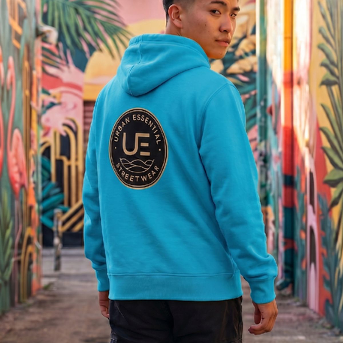 URBAN ESSENTIAL - POLERON CANGURO - STREETWEAR COLLECTION