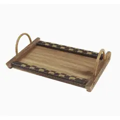 GENERICO - Bandeja rectangular de bambú