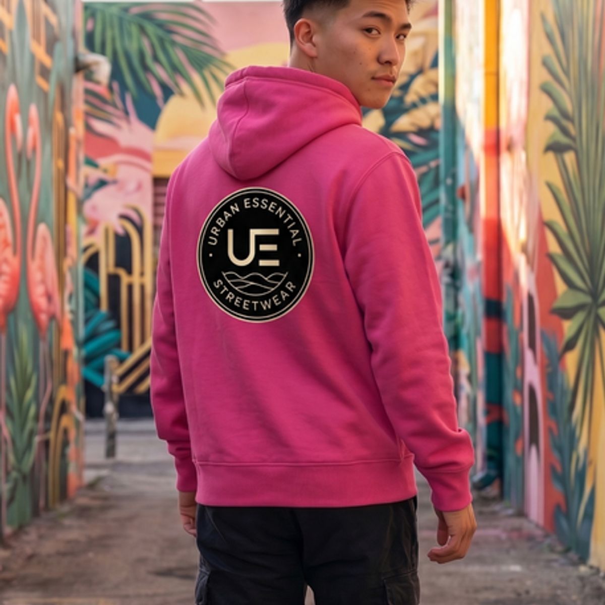 URBAN ESSENTIAL - POLERON CANGURO - STREETWEAR COLLECTION