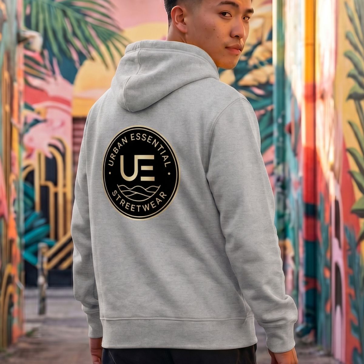 URBAN ESSENTIAL - POLERON CANGURO - STREETWEAR COLLECTION