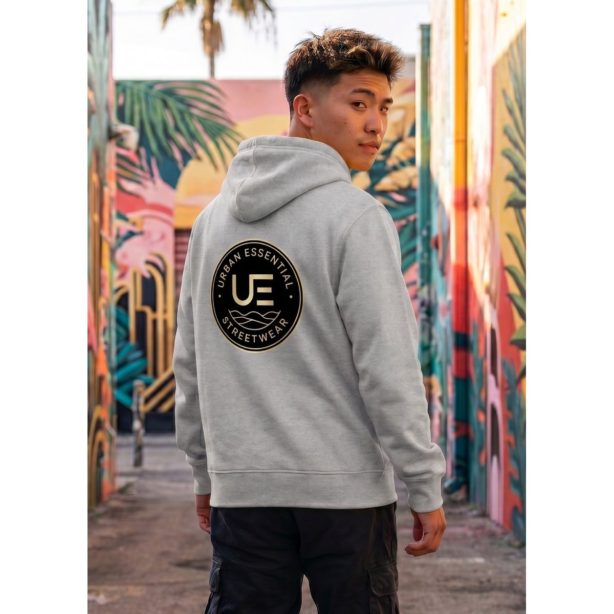 URBAN ESSENTIAL - POLERON CANGURO - STREETWEAR COLLECTION