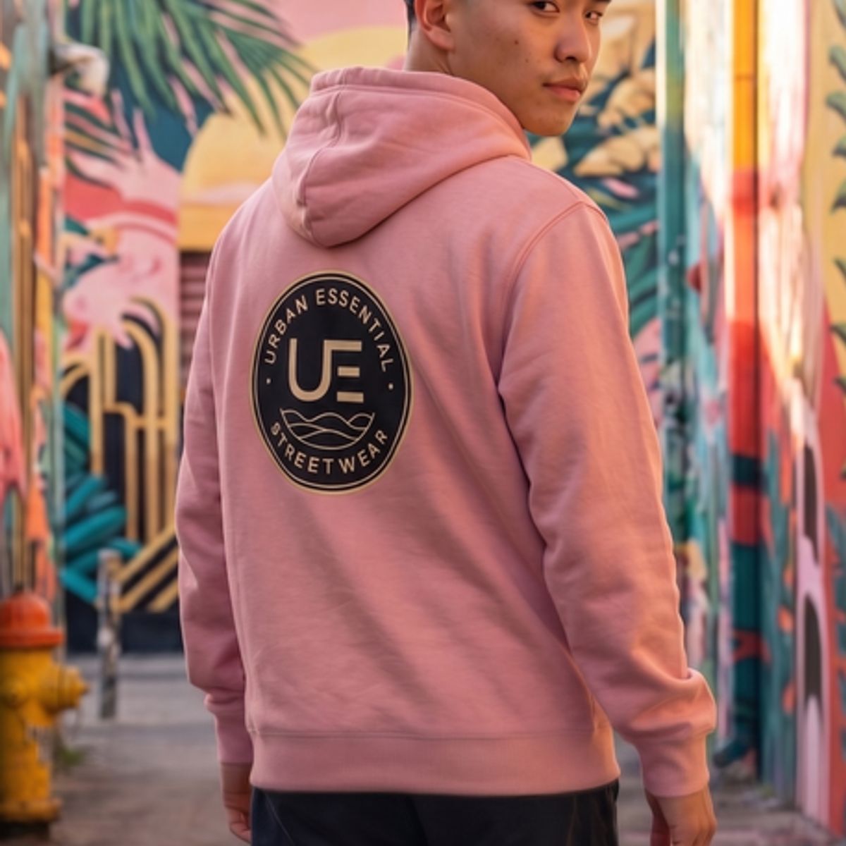 URBAN ESSENTIAL - POLERON CANGURO - STREETWEAR COLLECTION