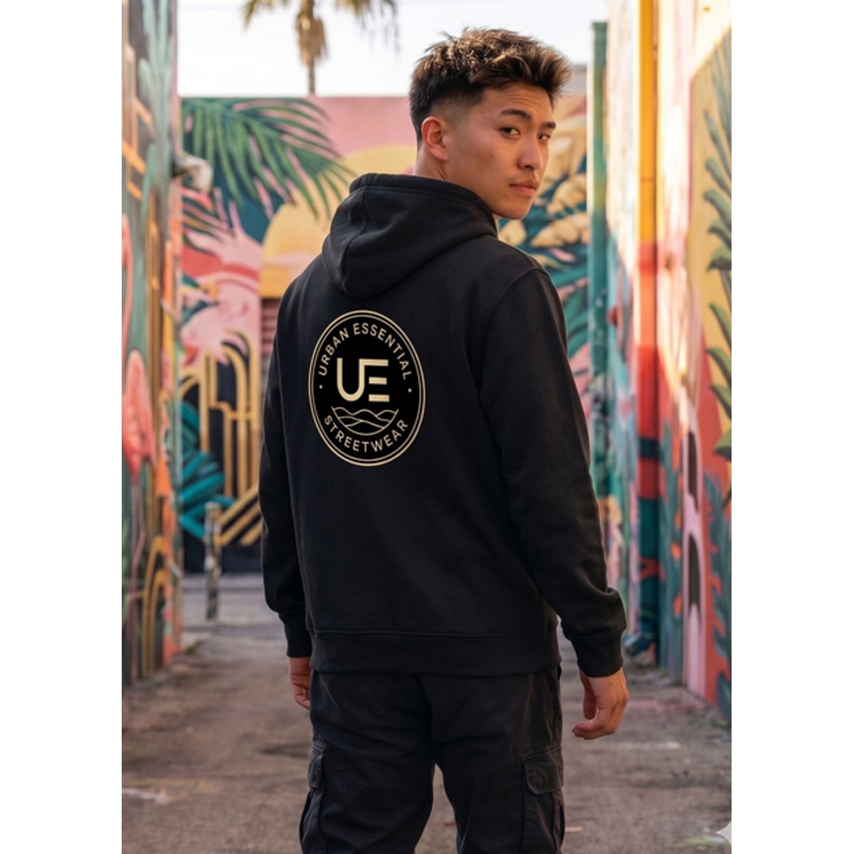 URBAN ESSENTIAL - POLERON CANGURO - STREETWEAR COLLECTION