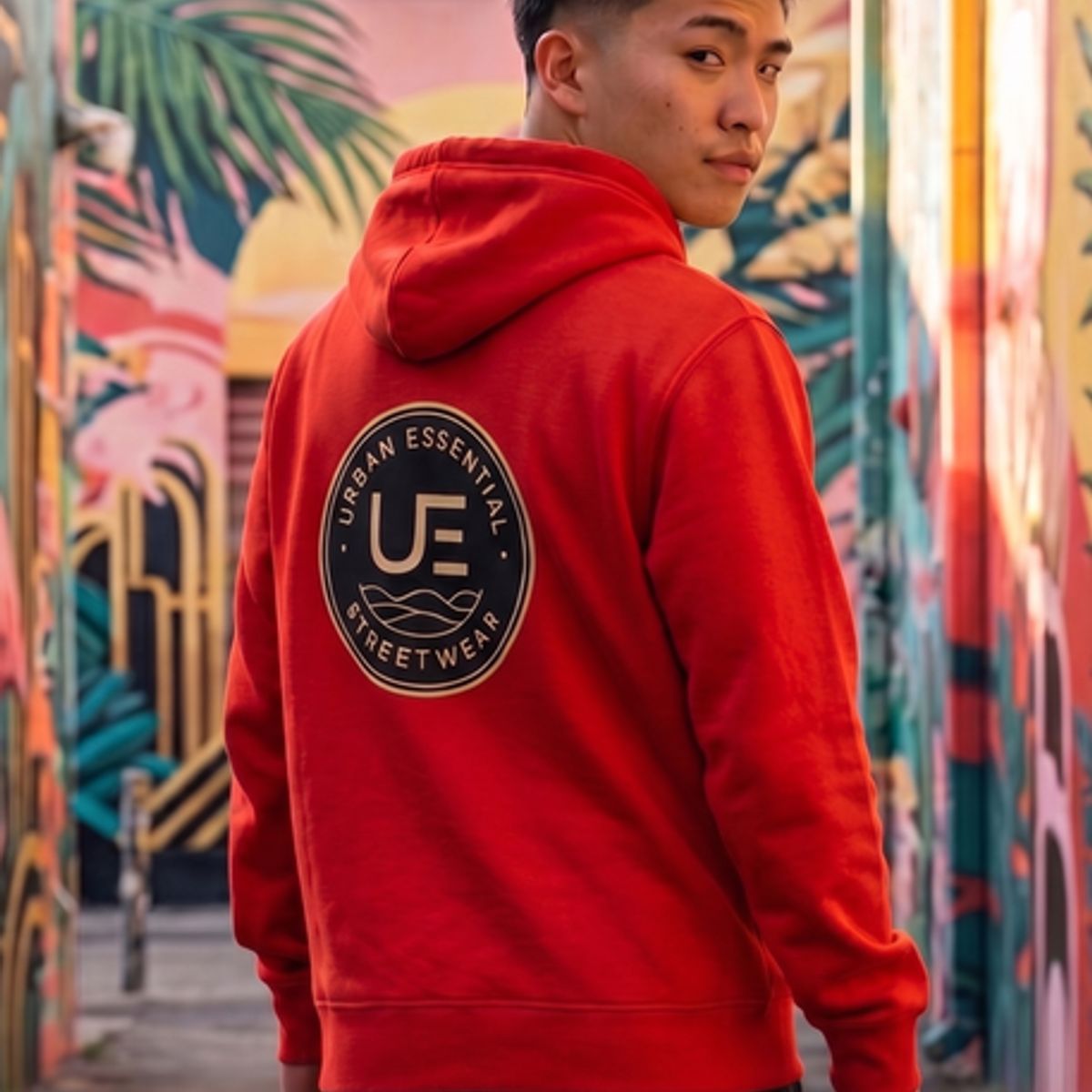 URBAN ESSENTIAL - POLERON CANGURO - STREETWEAR COLLECTION