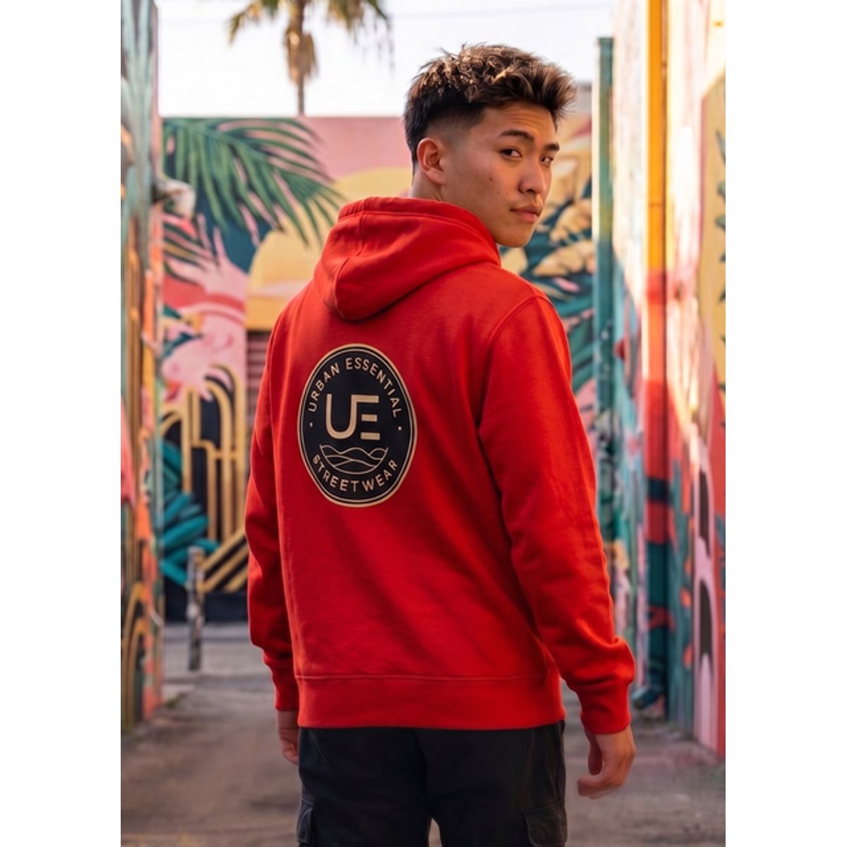 URBAN ESSENTIAL - POLERON CANGURO - STREETWEAR COLLECTION