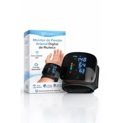 GENERICO - Monitor De Presión Arterial Digital De Muñeca Automático Pantalla LED Voz en Español