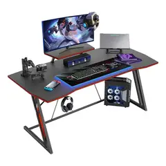 GENERICO - Escritorio Gamer Fibra De Carbono Z Estructura Metal 120cm
