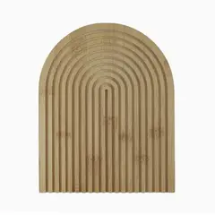 GENERICO - Bandeja de bambú decorativa – 32 × 23 cm