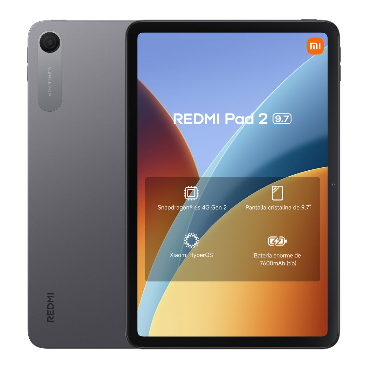 XIAOMI - Tablet REDMI Pad 2 9.7 Gris Grafito 4G RAM 64G ROM