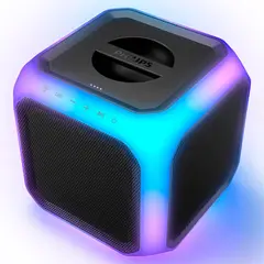 PHILIPS - Parlante TAX7207-10 Bluetooth 80W con Luces 360°