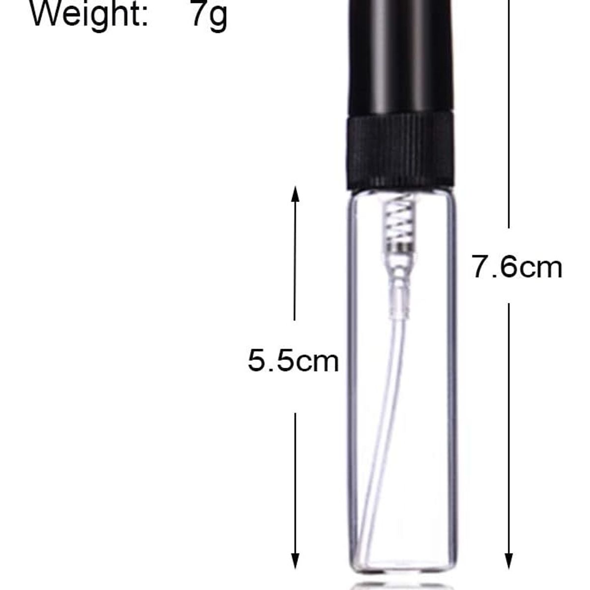 KINDA NICE - 50u Mini Botella Atomizador Perfume Liquidos Spay Recargable