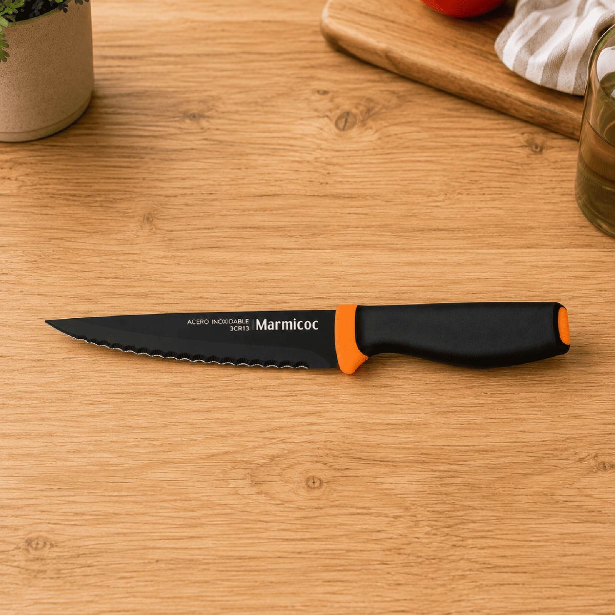 MARMICOC - Cuchillo de Carne Marmicoc Black 11 cm