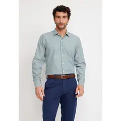 TRIAL - Camisa Rayada Algodón Europe Verde