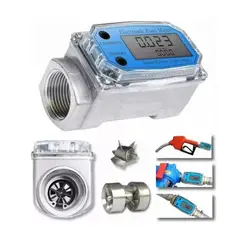 GENERICO - Cuenta Litros Electronico Turbina Digital Diesel 10-100lmin