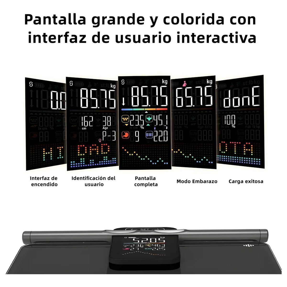 BLUEDREAMER - Balanza Pesa Inteligente App 28 Indicadores