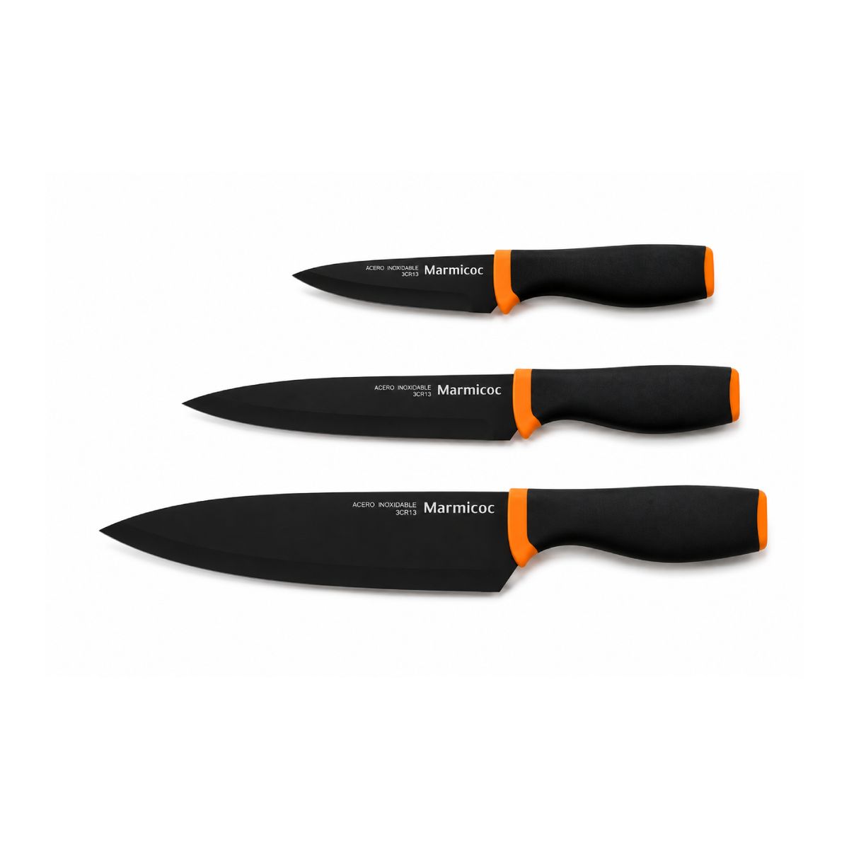 MARMICOC - Set de 3 cuchillos Marmicoc Black