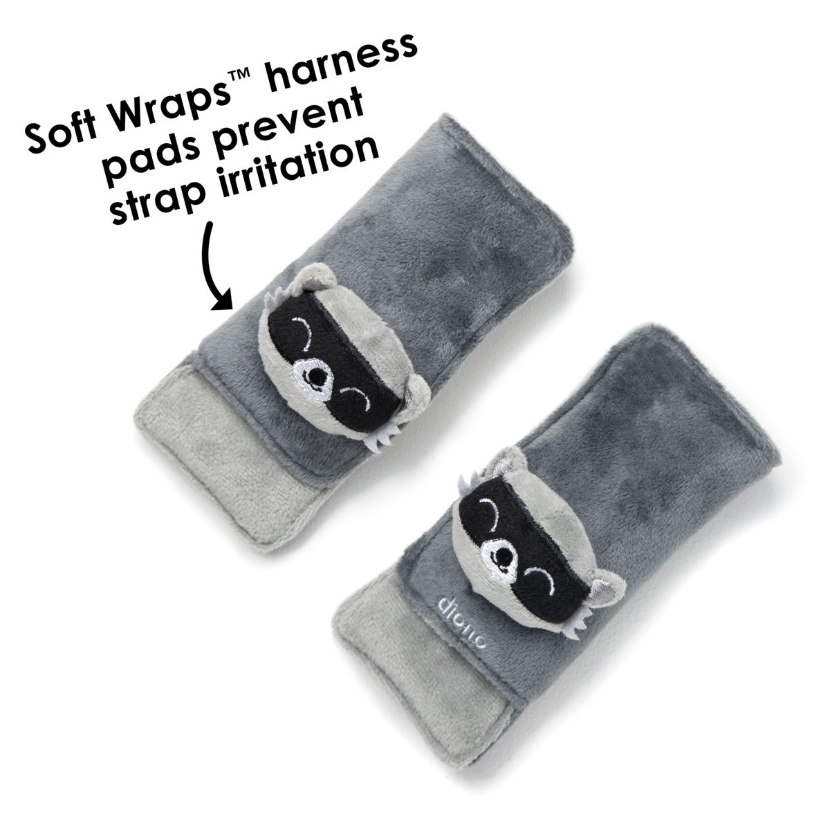 DIONO - Almohadilla Y Juguete Multisensorial Mapache Diono