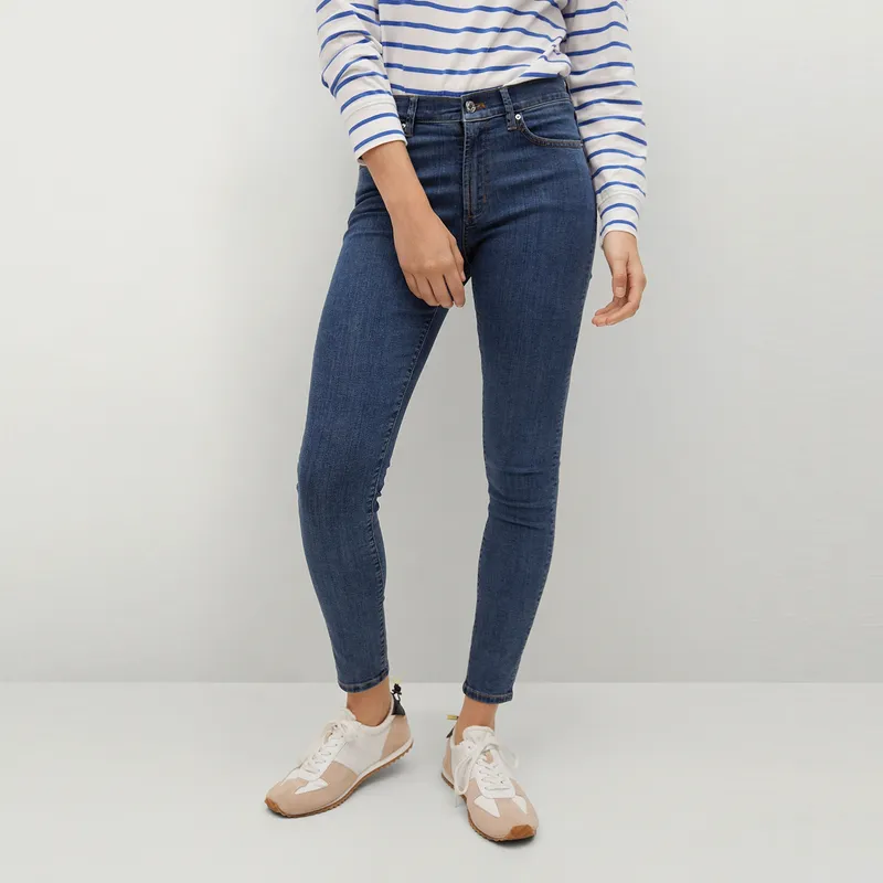 MANGO - Jeans Skinny Elsa Tiro Medio Mango